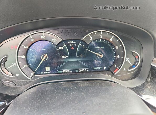 WBAJA5C55JG899675 2018 BMW 5 SERIES Белый Вид щитка приборов