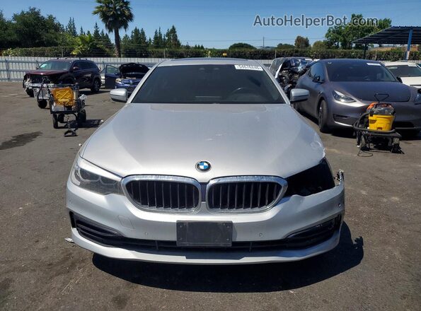 WBAJA5C55KBX86243 2019 BMW 5 SERIES Gray Front view