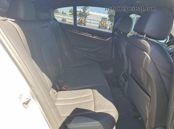 WBAJA5C55KBX86243 2019 BMW 5 SERIES Gray Rear seats view