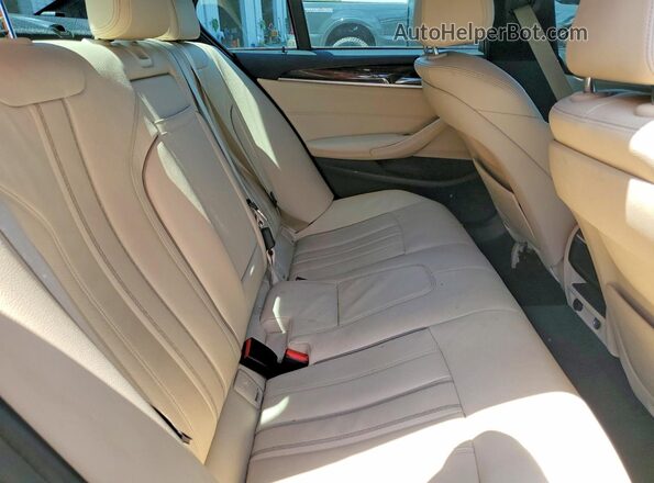 WBAJA5C55KWW22094 2019 BMW 5 SERIES White უკანა სავარძლების ხედი