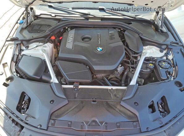 WBAJA5C55KWW22094 2019 BMW 5 SERIES White უკანა სალონის ხედი