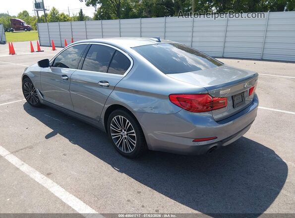 WBAJA5C56JWA57601 2018 BMW 5 SERIES Blue Rear left
