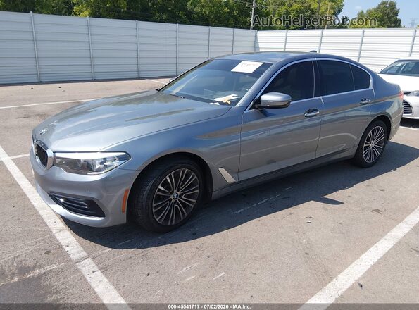 WBAJA5C56JWA57601 2018 BMW 5 SERIES Blue Front left