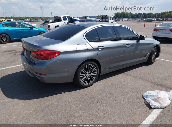 WBAJA5C56JWA57601 2018 BMW 5 SERIES Blue Rear right