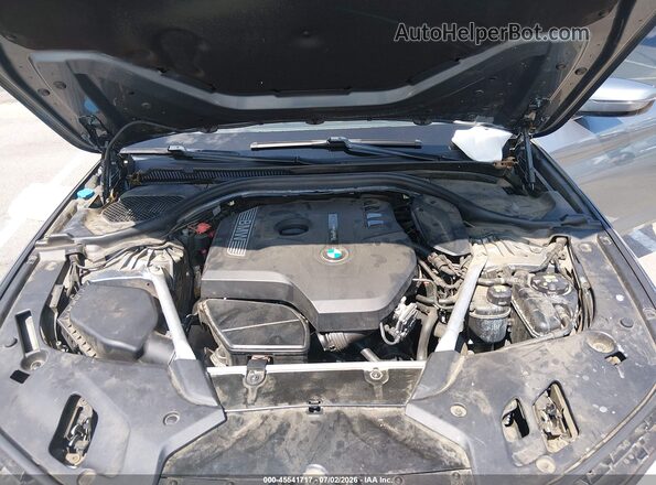 WBAJA5C56JWA57601 2018 BMW 5 SERIES Blue Rear view