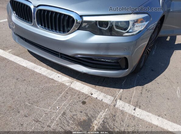 WBAJA5C56JWA57601 2018 BMW 5 SERIES Blue Front view