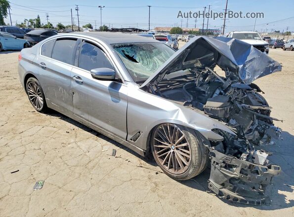 WBAJA5C56KBX88132 2019 BMW 5 SERIES Gray Передня права чверть