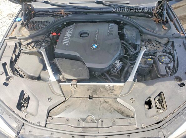 WBAJA5C58KWW05628 2019 BMW 5 SERIES Black Vista interior trasera