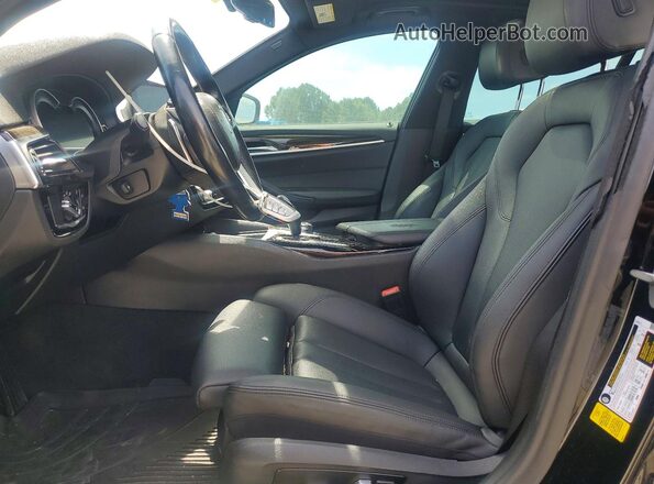 WBAJA5C58KWW05628 2019 BMW 5 SERIES Black Vista interior delantera
