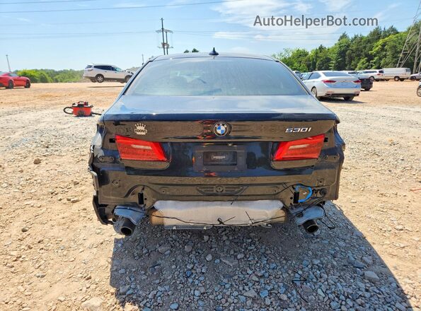 WBAJA5C59JG899016 2018 BMW 5 SERIES Black Հետևի տեսք