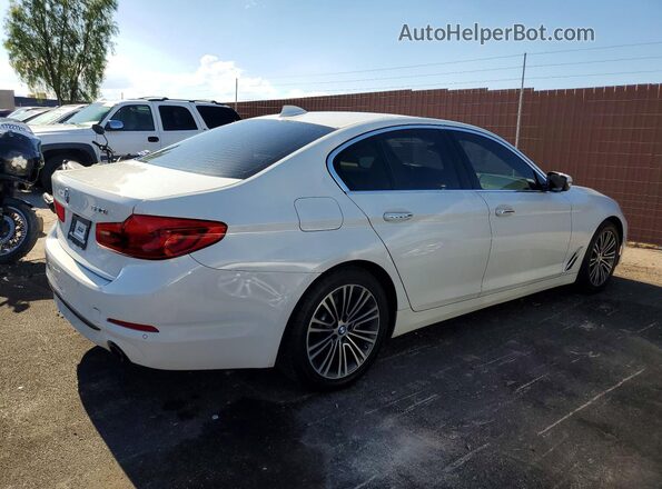 WBAJA5C59JWA36564 2018 BMW 5 SERIES White Rear right