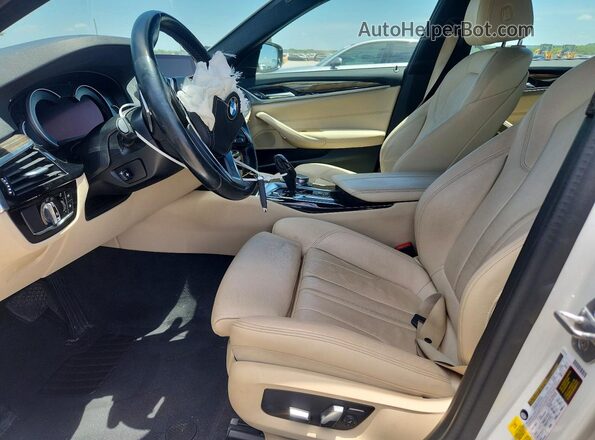 WBAJA5C5XKWW18753 2019 BMW 5 SERIES White Սալոնի դիմացի տեսք