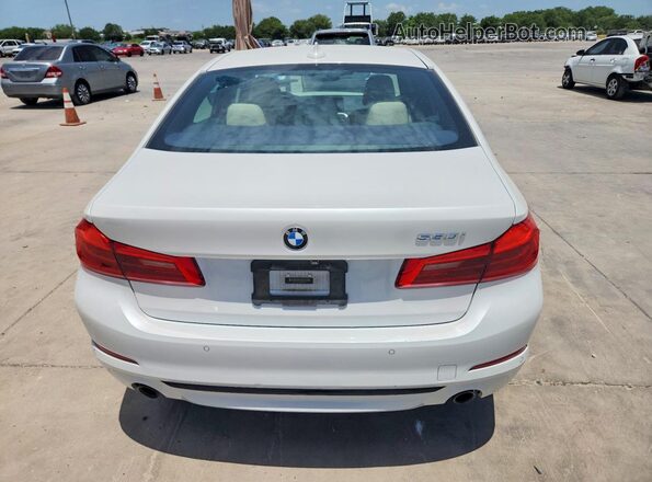 WBAJA5C5XKWW18753 2019 BMW 5 SERIES White Հետևի տեսք