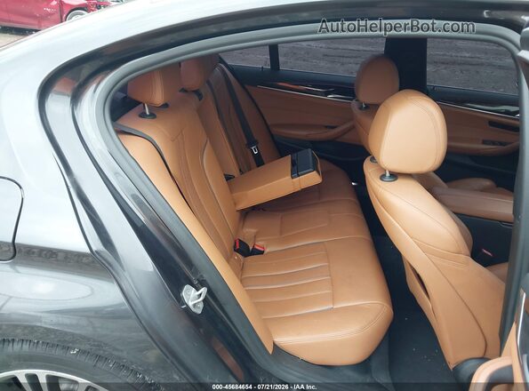 WBAJA7C35HWA70876 2017 BMW 5 SERIES Black Vista de la etiqueta del VIN