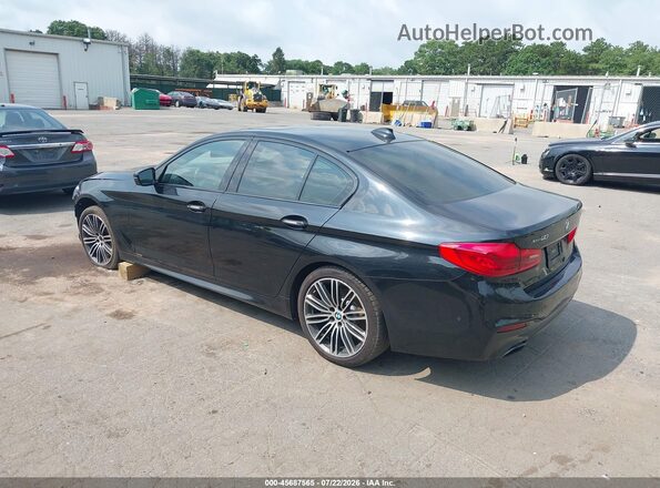 WBAJA7C39HG905708 2017 BMW 5 SERIES Черный Задняя левая четверть