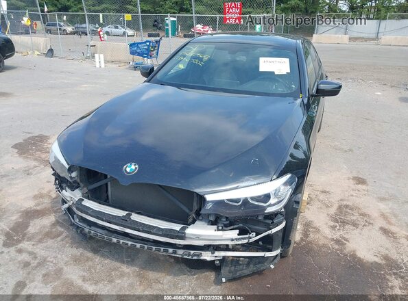 WBAJA7C39HG905708 2017 BMW 5 SERIES Черный Вид спереди