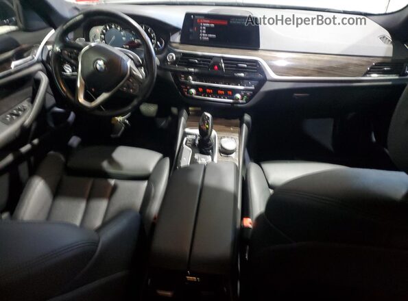 WBAJA7C51JWA72230 2018 BMW 5 SERIES Black Dashboard view