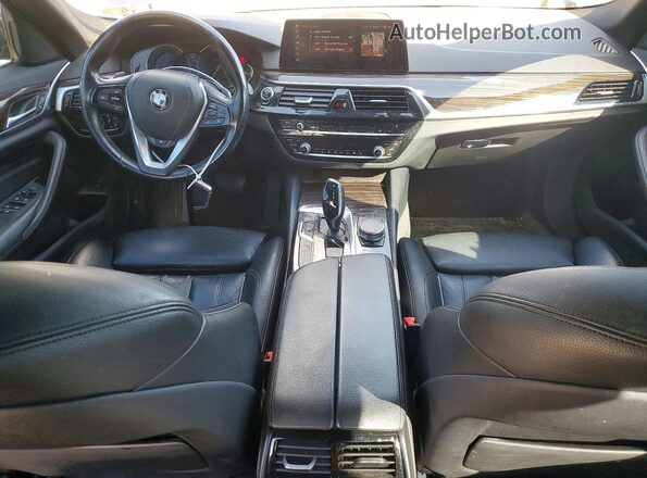 WBAJA7C56KWC77477 2019 BMW 5 SERIES Blue Вид панелі приладів