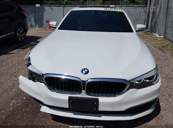 WBAJA9C50JB249317 2018 BMW 5 SERIES White Vista interior trasera