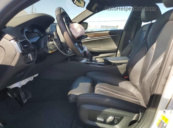WBAJA9C50JB252749 2018 BMW 5 SERIES White Front interior view