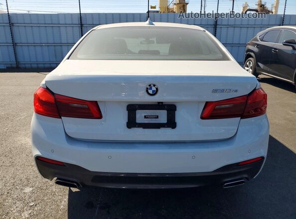 WBAJA9C50JB252749 2018 BMW 5 SERIES White Rear view
