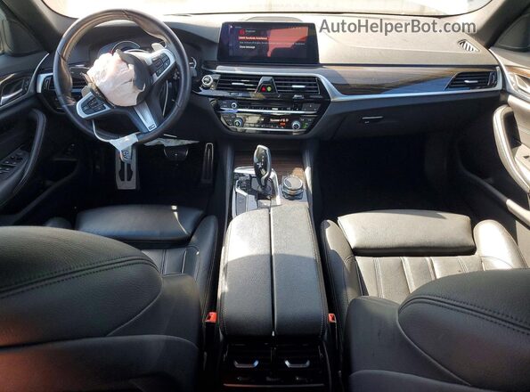 WBAJA9C50JB252749 2018 BMW 5 SERIES White Dashboard view