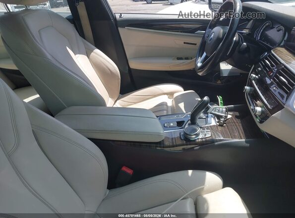 WBAJA9C51JB250573 2018 BMW 5 SERIES White Widok wnętrza z przodu