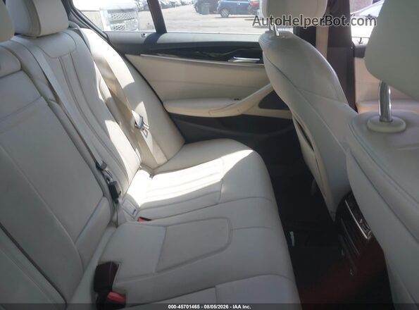 WBAJA9C51JB250573 2018 BMW 5 SERIES White Widok naklejki z numerem VIN
