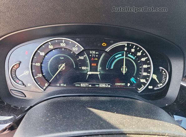 WBAJA9C51KB392651 2019 BMW 5 SERIES White Vista del cuadro de instrumentos