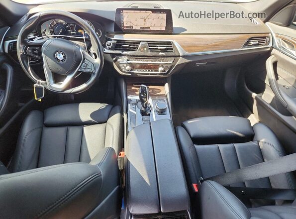 WBAJA9C51KB392651 2019 BMW 5 SERIES White Vista del salpicadero