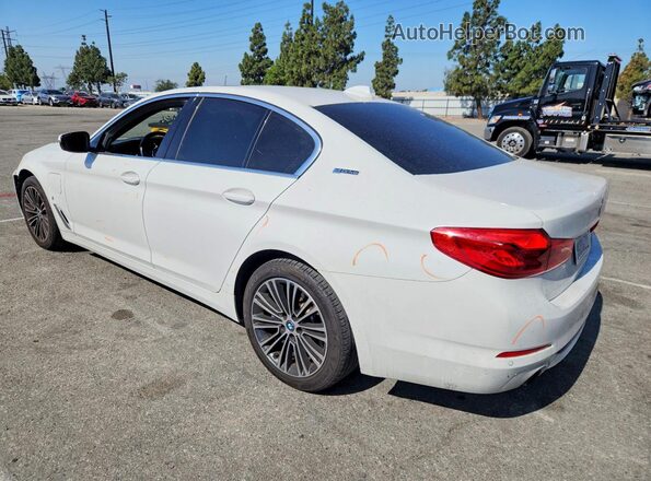 WBAJA9C51KB392651 2019 BMW 5 SERIES White Trasero izquierdo