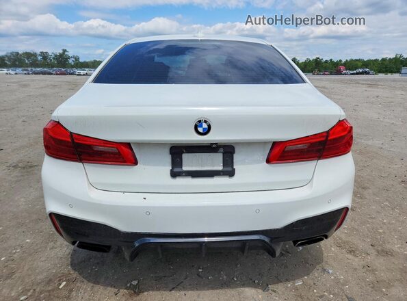 WBAJA9C52JB033968 2018 BMW 5 SERIES White Widok z tyłu