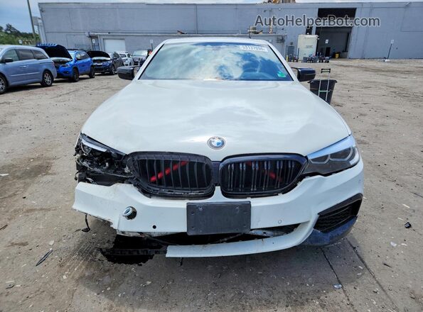 WBAJA9C52JB033968 2018 BMW 5 SERIES White Widok z przodu