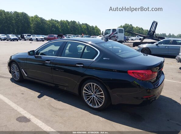 WBAJA9C52JB249416 2018 BMW 5 SERIES Черный Задняя левая четверть