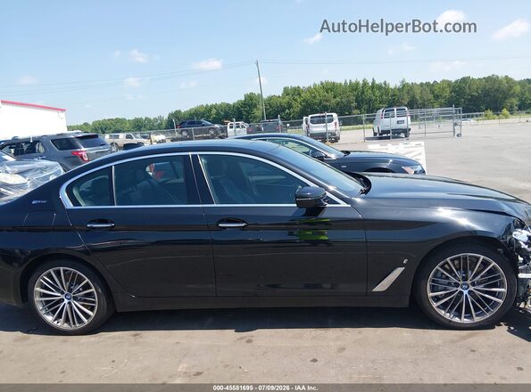 WBAJA9C52JB249416 2018 BMW 5 SERIES Черный Вид задней части салона