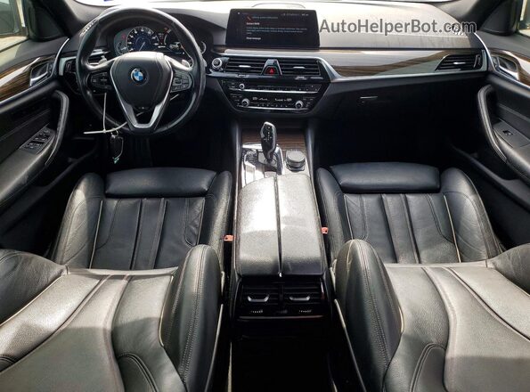 WBAJA9C52JB252865 2018 BMW 5 SERIES Silver Dashboard view