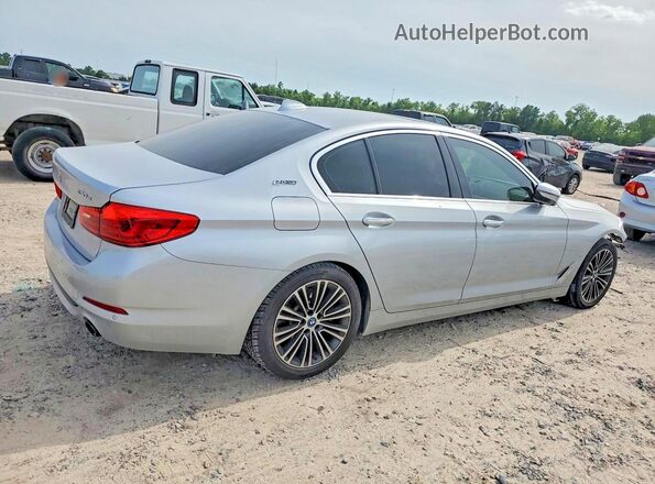 WBAJA9C52JB252865 2018 BMW 5 SERIES Silver Rear right