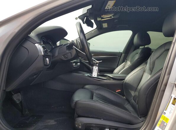 WBAJA9C52JB252865 2018 BMW 5 SERIES Silver Front interior view