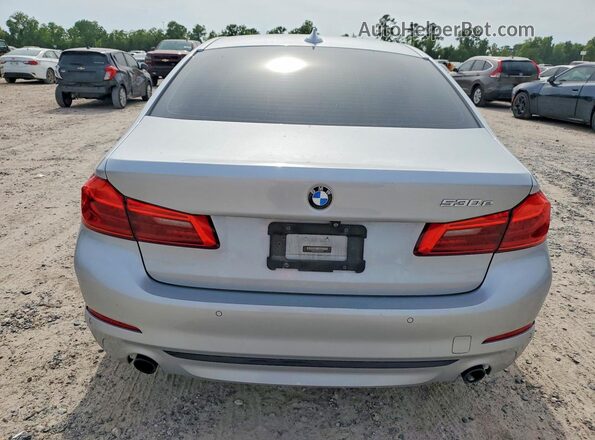 WBAJA9C52JB252865 2018 BMW 5 SERIES Silver Rear view