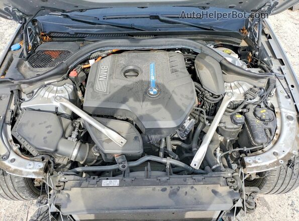 WBAJA9C52JB252865 2018 BMW 5 SERIES Silver Rear interior view
