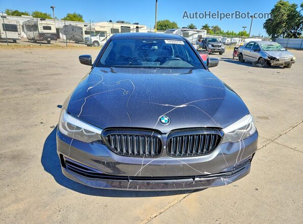WBAJA9C52KB389869 2019 BMW 5 SERIES Black Front view