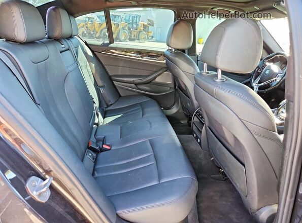 WBAJA9C52KB389869 2019 BMW 5 SERIES Black Rear seats view