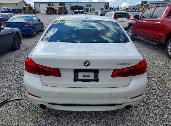 WBAJA9C53KB399374 2019 BMW 5 SERIES Белый Вид сзади