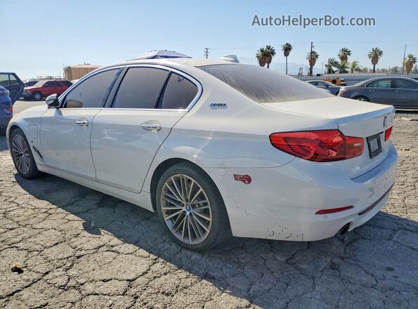 WBAJA9C54JB250471 2018 BMW 5 SERIES White Rear left