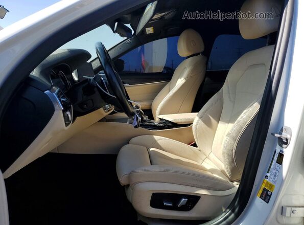WBAJA9C54JB250471 2018 BMW 5 SERIES White Front interior view
