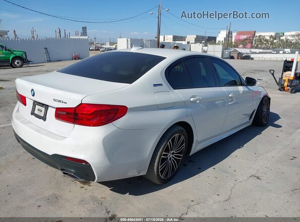 WBAJA9C54KB391932 2019 BMW 5 SERIES White Задня права чверть