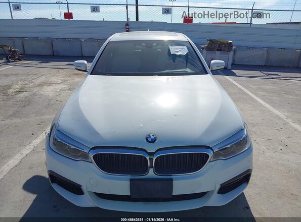 WBAJA9C54KB391932 2019 BMW 5 SERIES White Вид щитка приладів