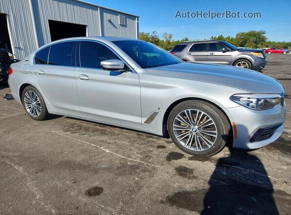 WBAJA9C54KB399075 2019 BMW 5 SERIES Silver წინა მარჯვენა