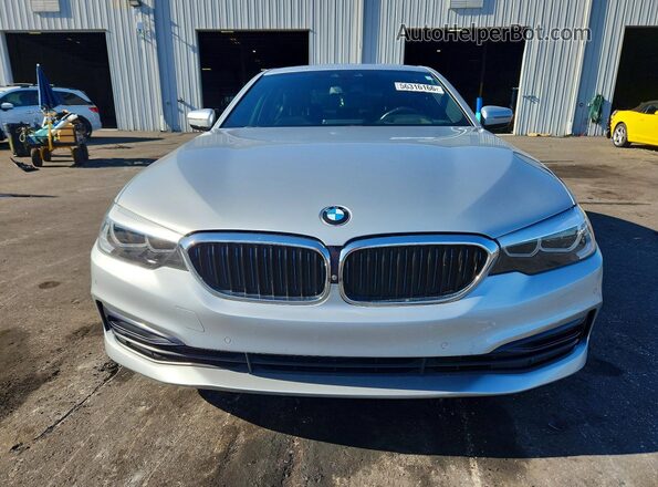 WBAJA9C54KB399075 2019 BMW 5 SERIES Silver წინა ხედი