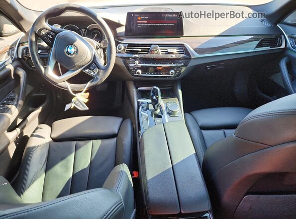 WBAJA9C54KB399075 2019 BMW 5 SERIES Silver წინა პანელის ხედი